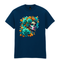 La Catrina con Blue Flores