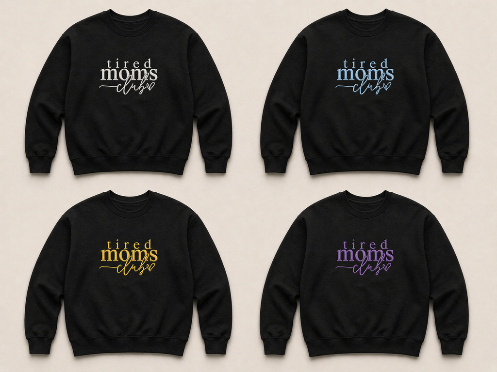 Embroidered Crewneck Sweater (Heavy Cotton)