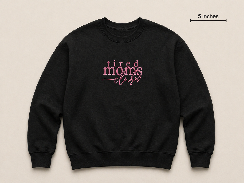 Embroidered Crewneck Sweater (Heavy Cotton)