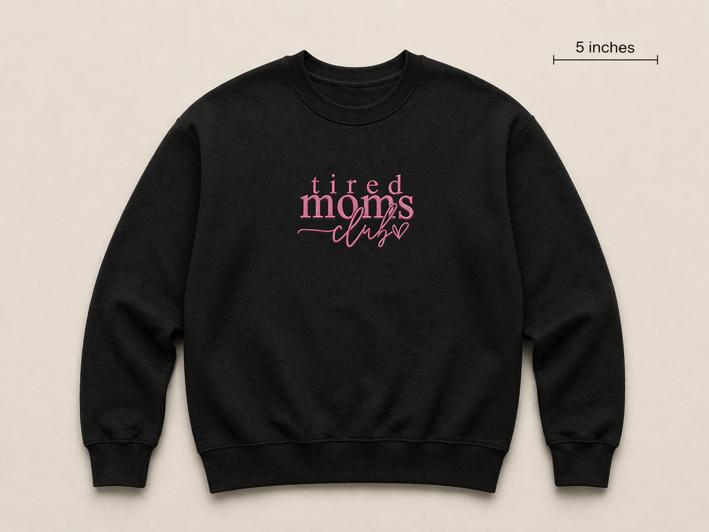 Embroidered Crewneck Sweater (Heavy Cotton)